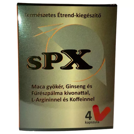 SPX - doplnok stravy pre mužov - 4 kapsuly