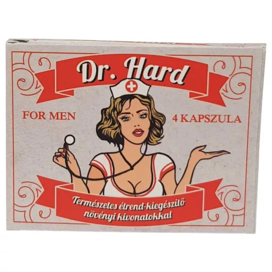 Dr. Hard for men - tabletky na potenciu pre mužov - doplnok stravy - 4 kusy
