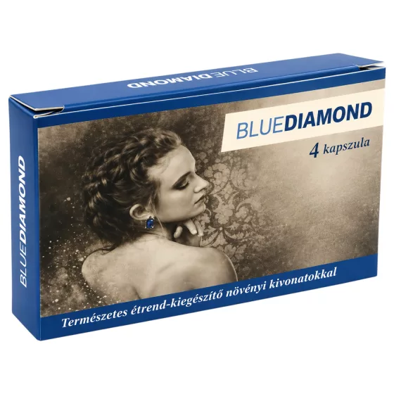 Blue Diamond - tabletky pre mužov - prírodný doplnok stravy - 4 ks