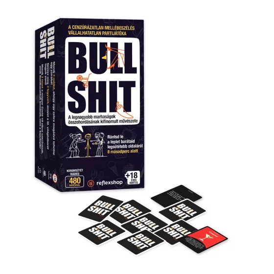 Bullshit - spoločenská hra na párty - maďarská verzia