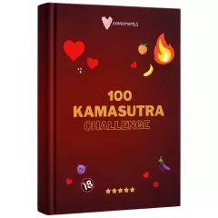   100Moments 100 Kamasutra Challenge - stieracia kniha sexuálnych polôh pre páry
