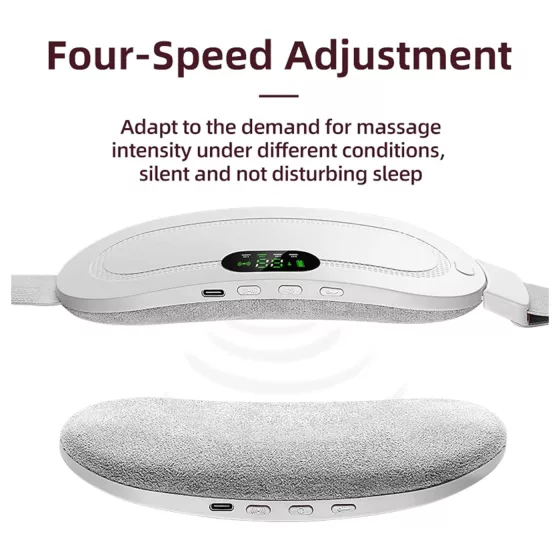 EMS - masážny pás na menštruáciu - elektrický - biely