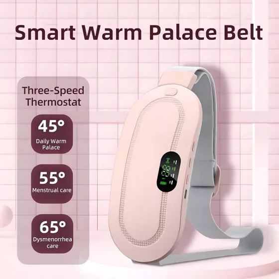 EMS - Smart Warm Palace Belt - menštruačný ohrievací pás (ružový)
