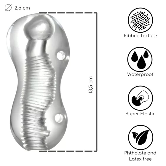/ Desirel Vortex - masturbátor (priehľadný)
