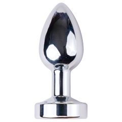   Desirel GlowPlug: svietiaci análny plug - malý (strieborný)