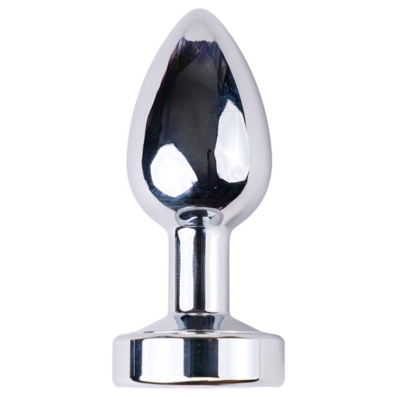 Desirel GlowPlug: svietiaci análny plug - malý (strieborný)