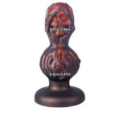 OgazR - guľový análny dildo - 10,5 cm (čierny)