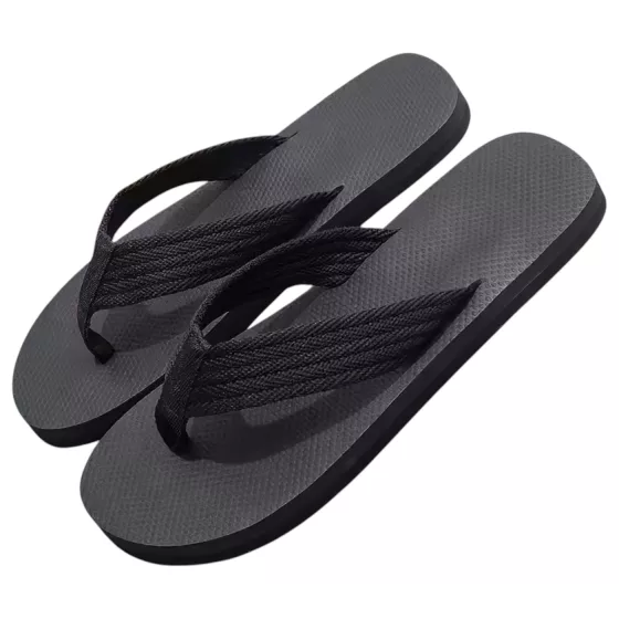 Flip-flop papuče - penis motív - čierne