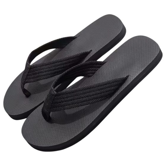 Žabky - s masážnou podrážkou - čierne
