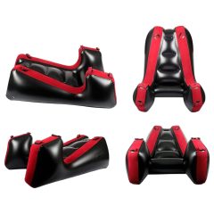 Magický vankúš - nafukovacia sex sofa (červená)