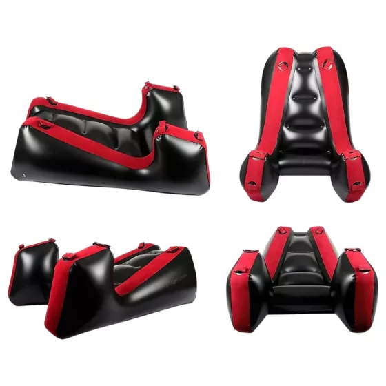 Desirel Magic Pillow - nafukovací pohovka na sex polohy (červená)