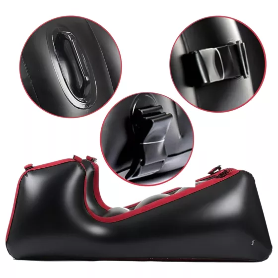 Desirel Magic Pillow - nafukovací pohovka na sex polohy (červená)