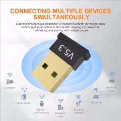 Adaptér USB Bluetooth 5.3 pre 6 zariadení