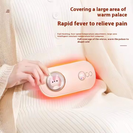 HappyPet Comfort - masážny pás na menštruáciu - biely