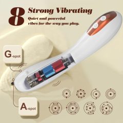 IntiGlow - LED G-bod Vibrátor na Omladenie Pošvy (biely)