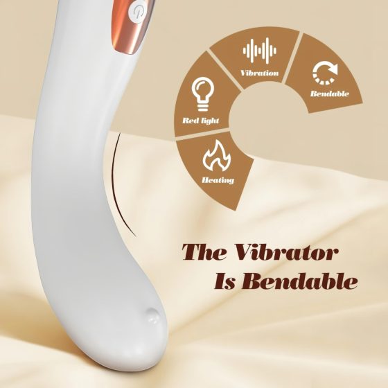 IntiGlow - LED G-bod Vibrátor na Omladenie Pošvy (biely)