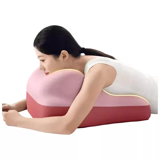 Desirel Magic Pillow - Vankúš z pamäťovej peny s držiakom na dildo (sivý)