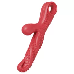 Monster Fuck - vibrátor s ramenom na klitoris - červený