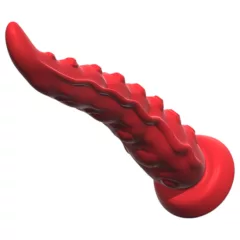   Monster Fuck - prísavný vibrátor chápadlo s diaľkovým ovládačom - červený