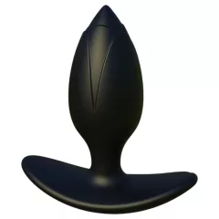  Kangvo - magnetický nafukovací análny kolík s rolovacou guľôčkou (čierny)