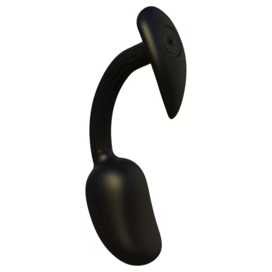 Kangvo - magnetický prostatický masážny análny kolík s rotačnou guľôčkou (čierny)