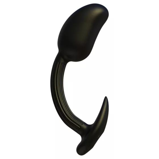 Kangvo - magnetický prostatický masážny análny kolík s rotačnou guľôčkou (čierny)