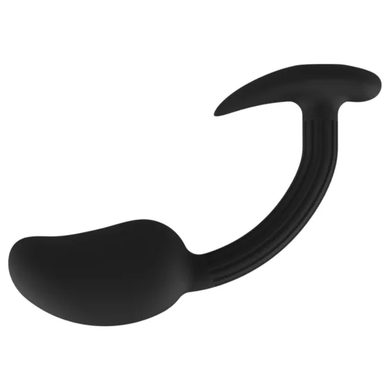 Kangvo - magnetický prostatický masážny análny kolík s rotačnou guľôčkou (čierny)