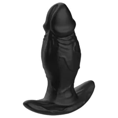   Kangvo - magnetický nafukovací silikónový dildo (čierny)