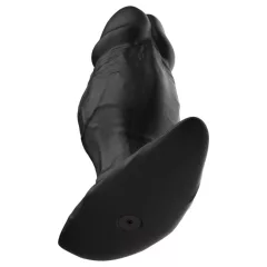   Kangvo - magnetický nafukovací silikónový dildo (čierny)