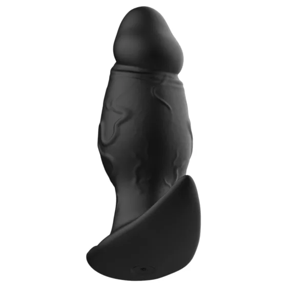 Kangvo - magnetický nafukovací fantasy dildo veľký (čierny)
