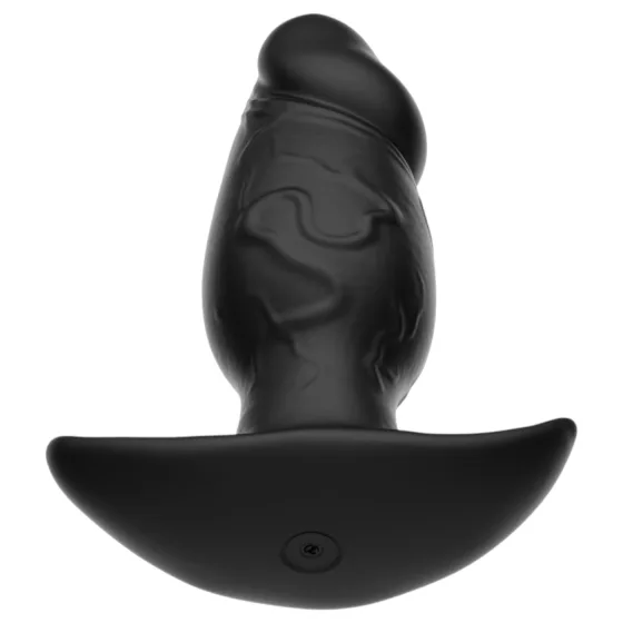 Kangvo - magnetický nafukovací fantasy dildo veľký (čierny)