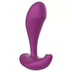   Mroow - análny vibrátor s diaľkovým ovládaním (fialový)