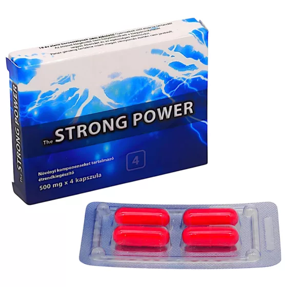 Strong Power Plus - výživový doplnok pre mužov - kapsuly (4 ks)