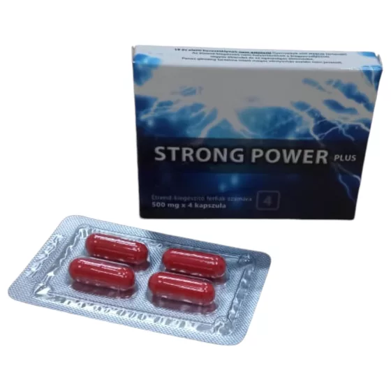 Strong Power Plus - výživový doplnok pre mužov - kapsuly (4 ks)