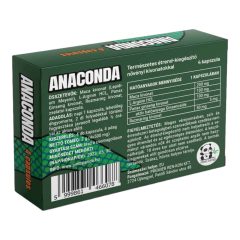 Anaconda - prírodný výživový doplnok pre mužov (4ks)