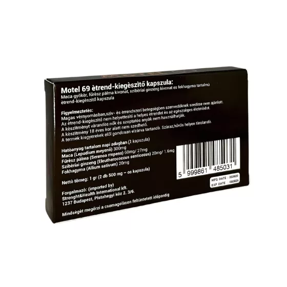 Motel69 - doplnok pre mužov - kapsuly na potenciu - 2 ks