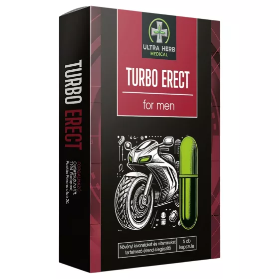 Turbo Erect - výživový doplnok v kapsulách pre mužov (6 ks)