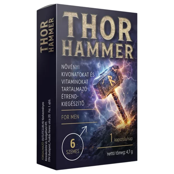 Thor Hammer - výživový doplnok v kapsulách pre mužov (6 ks)