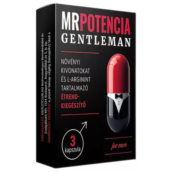 MrPotencia Gentleman - výživový doplnok pre mužov - kapsuly (3 ks)