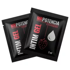 MrPotencia - intímny gél - vodný lubrikant - jahoda 5ml