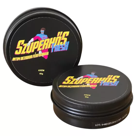 Superhrdina Fresh - intímny krémový dezodorant pre mužov (60 g)