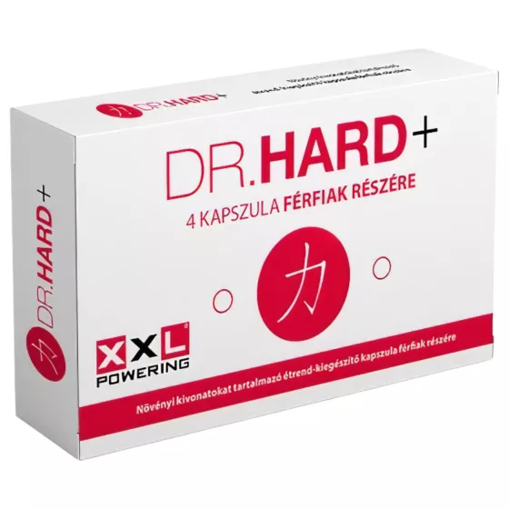 Dr. Hard+ - kapsuly na podporu potencie pre mužov - výživový doplnok - 4 ks