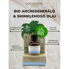   Kokosový olej - organický regeneračný a odličovací olej na tvár (50 ml)