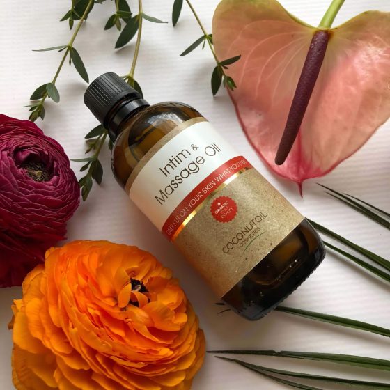 Kokosový olej - Bio Intímny & Masážny olej (80ml)