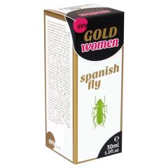  HOT Španielska Muška Gold pre Ženy - afrodiziakum pre ženy (30 ml)