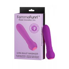   FemmeFunn Ultra Bullet - dobíjací tyčový vibrátor Premium (fialový)