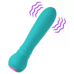   FemmeFunn - mini vibrátor - nabíjateľný, vodeodolný - tyrkysový