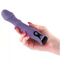 NS Novelties - tlačivý, rotačný vibrátor (fialový)