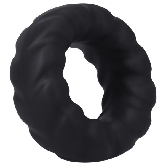 Doc Johnson Fat Tire - hrubý čierny krúžok na penis