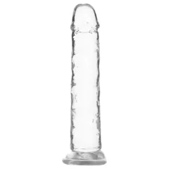   Addiction Crystal - dildo s prísavkou (priehľadné) - 18 cm